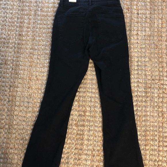 ZARA MID RISE FLARED CROPPED JEANS - Picture 5 of 8